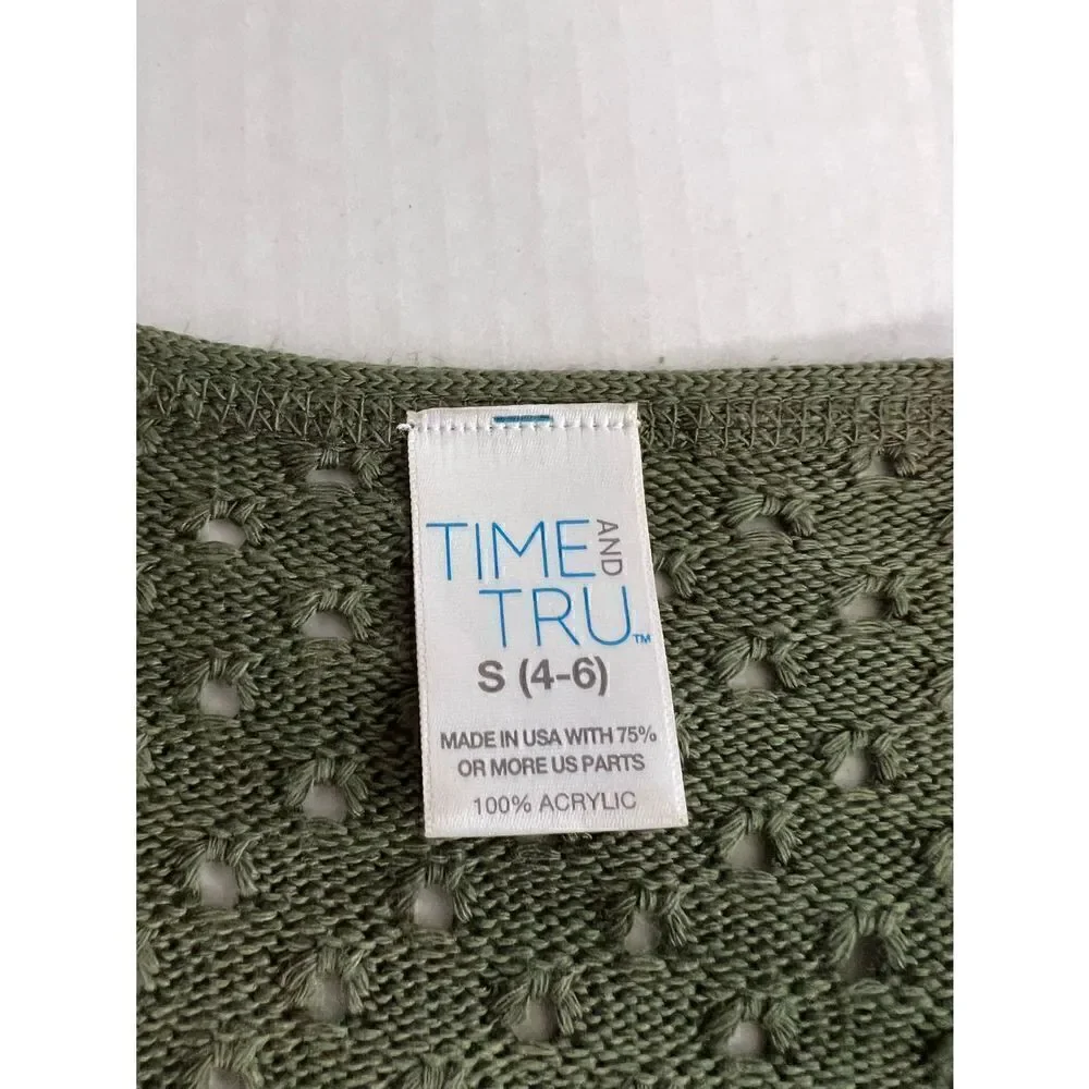 3/$15 or 5/$20 Time and Tru size small lightweight knit long cardigan